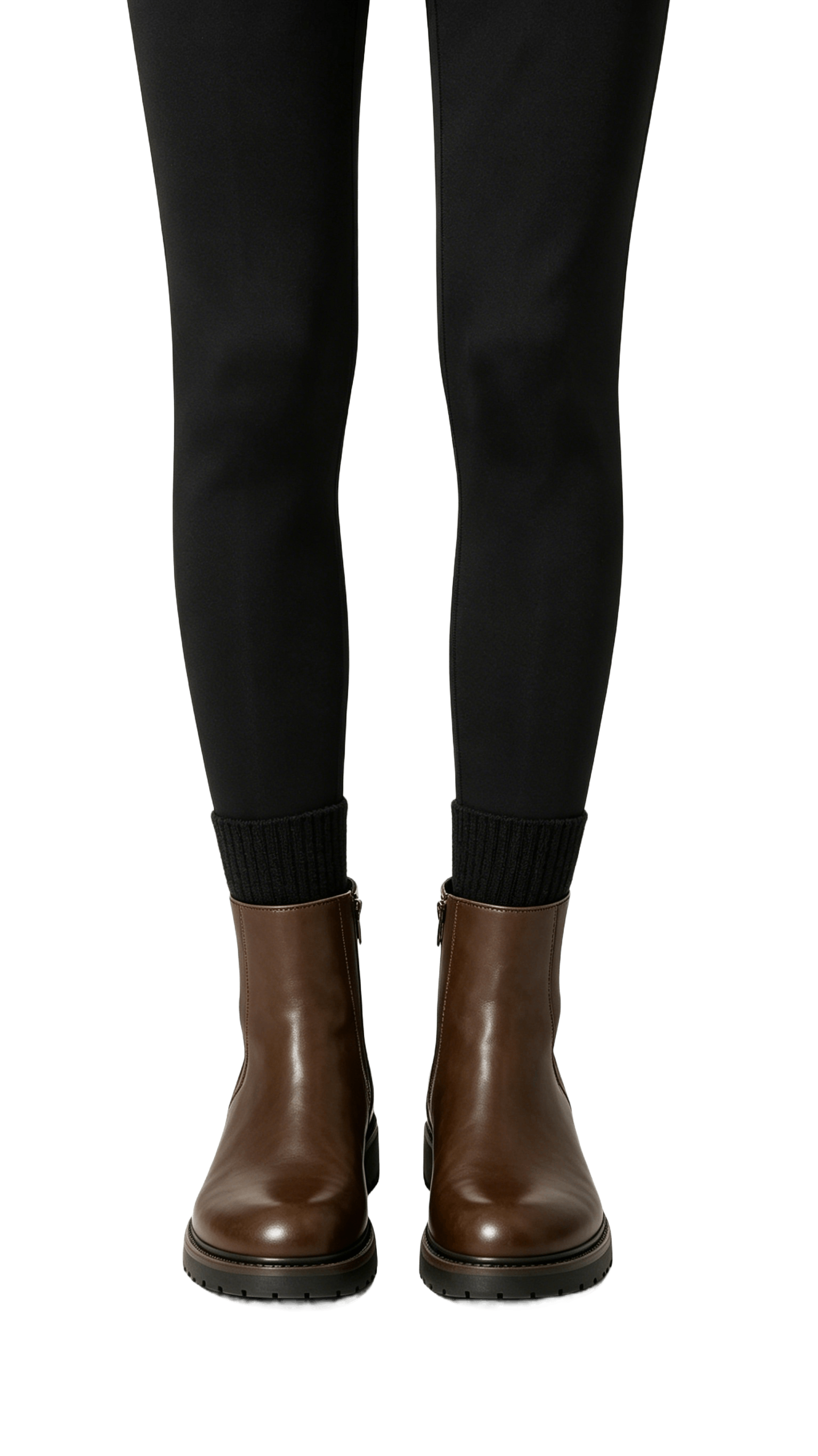 Brown Leather Ankle Boots