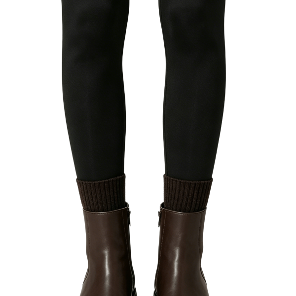 Dark Brown Leather Ankle Boots