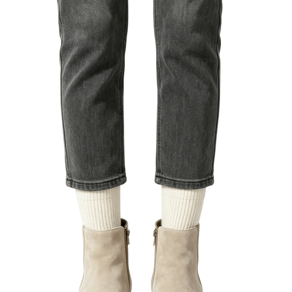 Beige Suede Ankle Boots