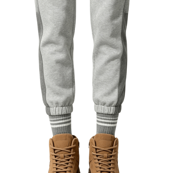 Tan Suede High-Top Sneaker Boots