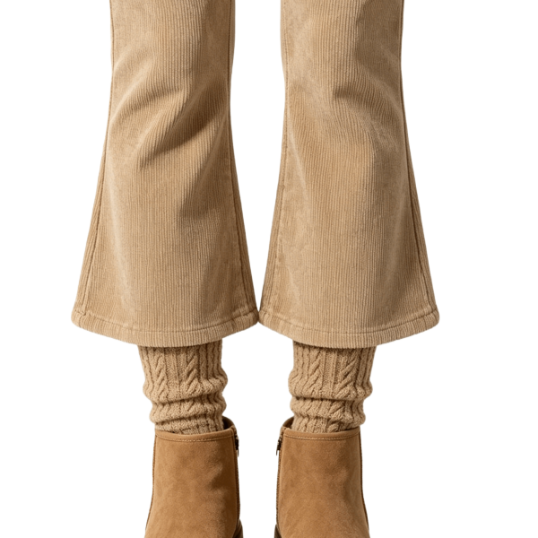 Camel Suede Chunky Ankle Boots