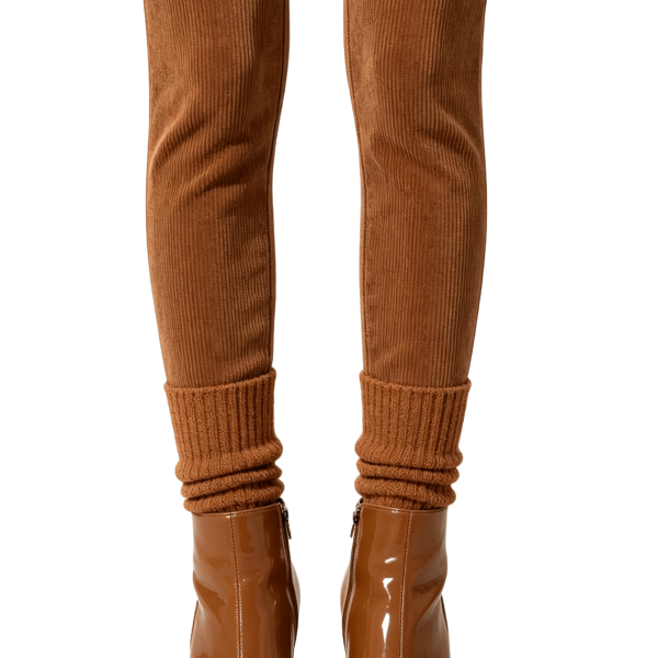 Tan Patent Pointed Ankle Boots