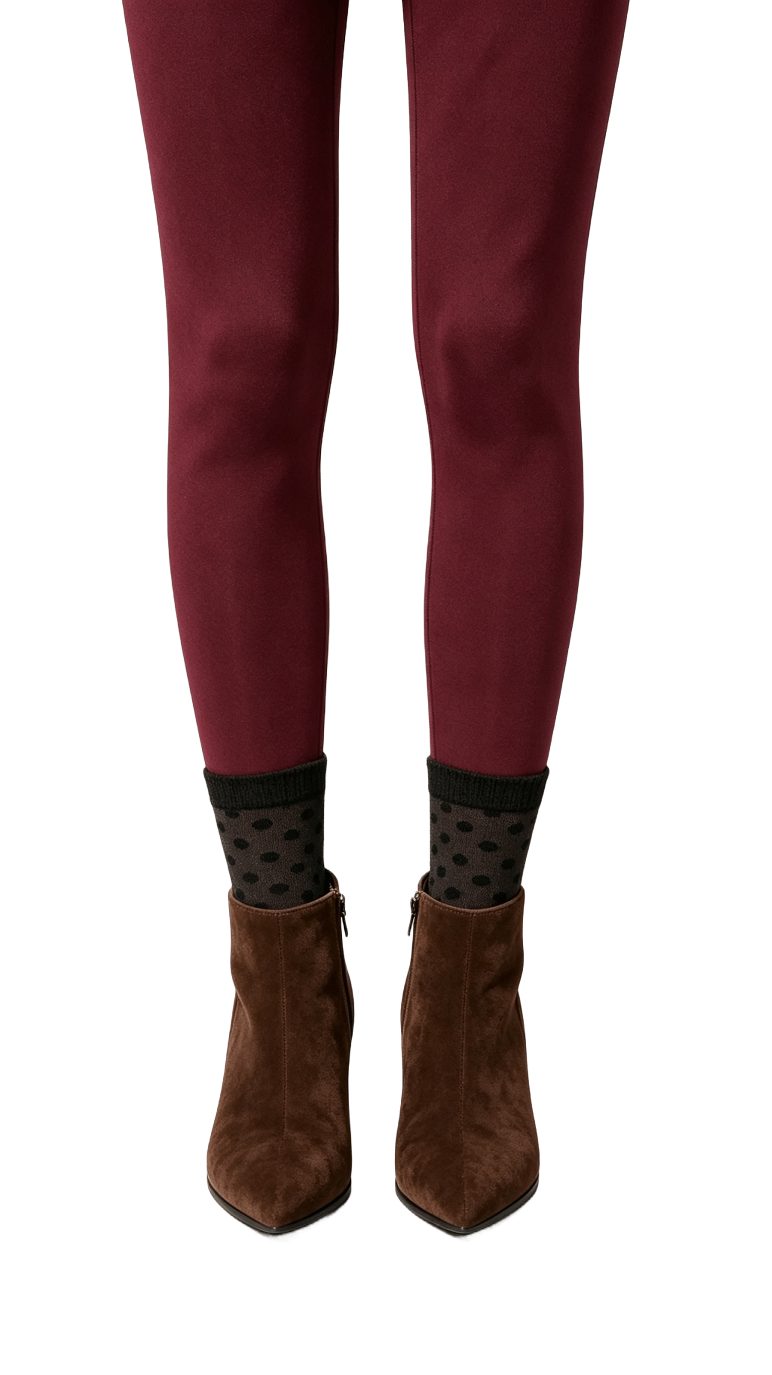 Brown Suede Pointed Ankle Boots
