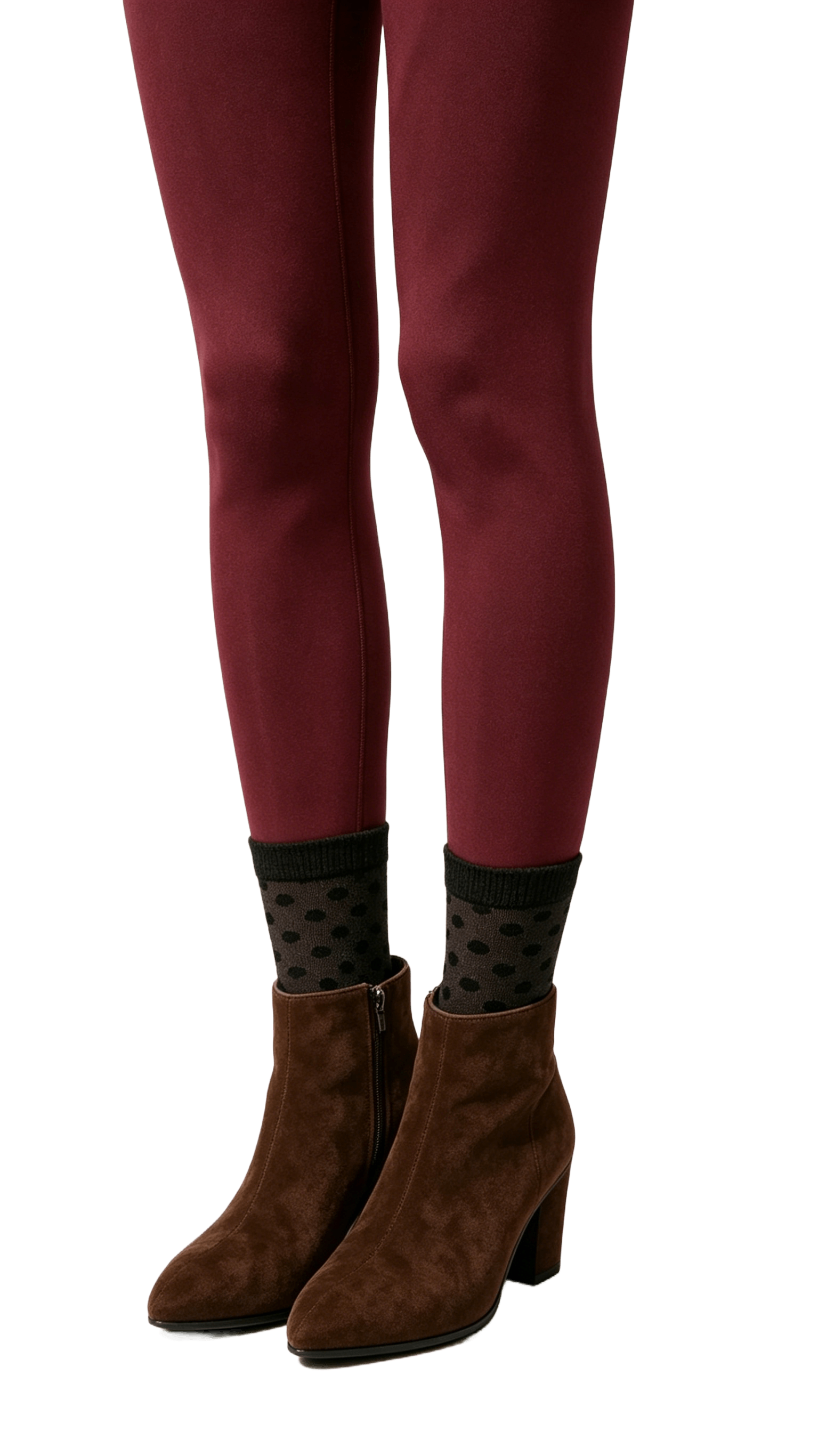 Brown Suede Pointed Ankle Boots - Image 2