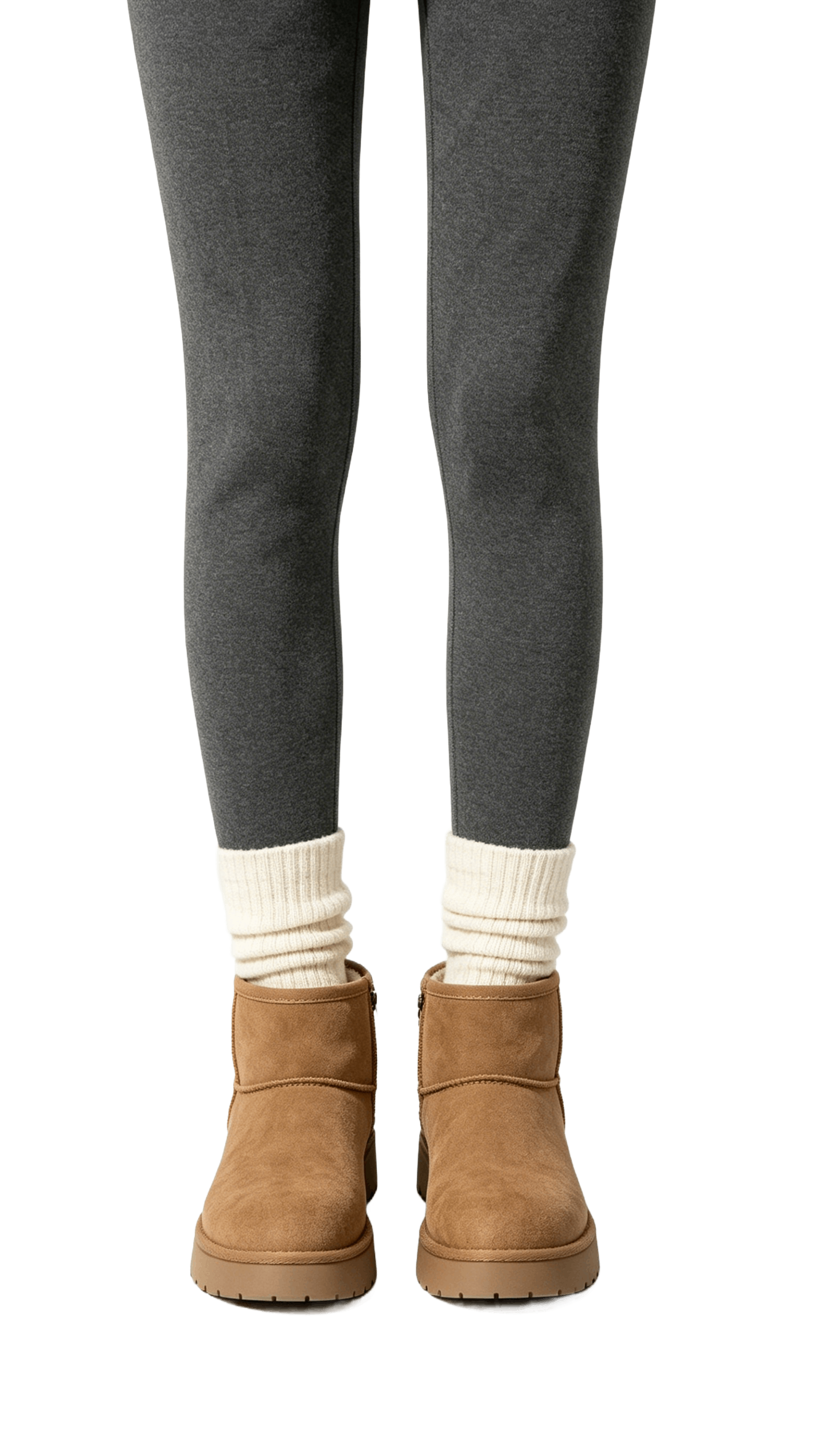 Tan Suede Mini Ankle Boots