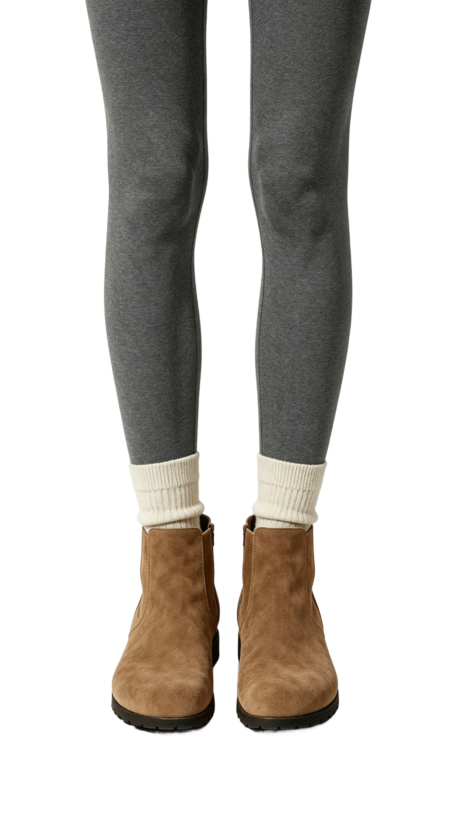 Camel Suede Ankle Boots