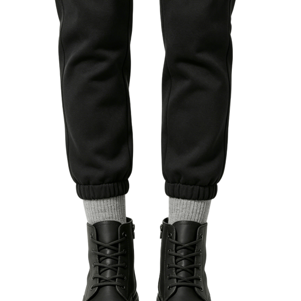 Black Minimalist Ankle Boots