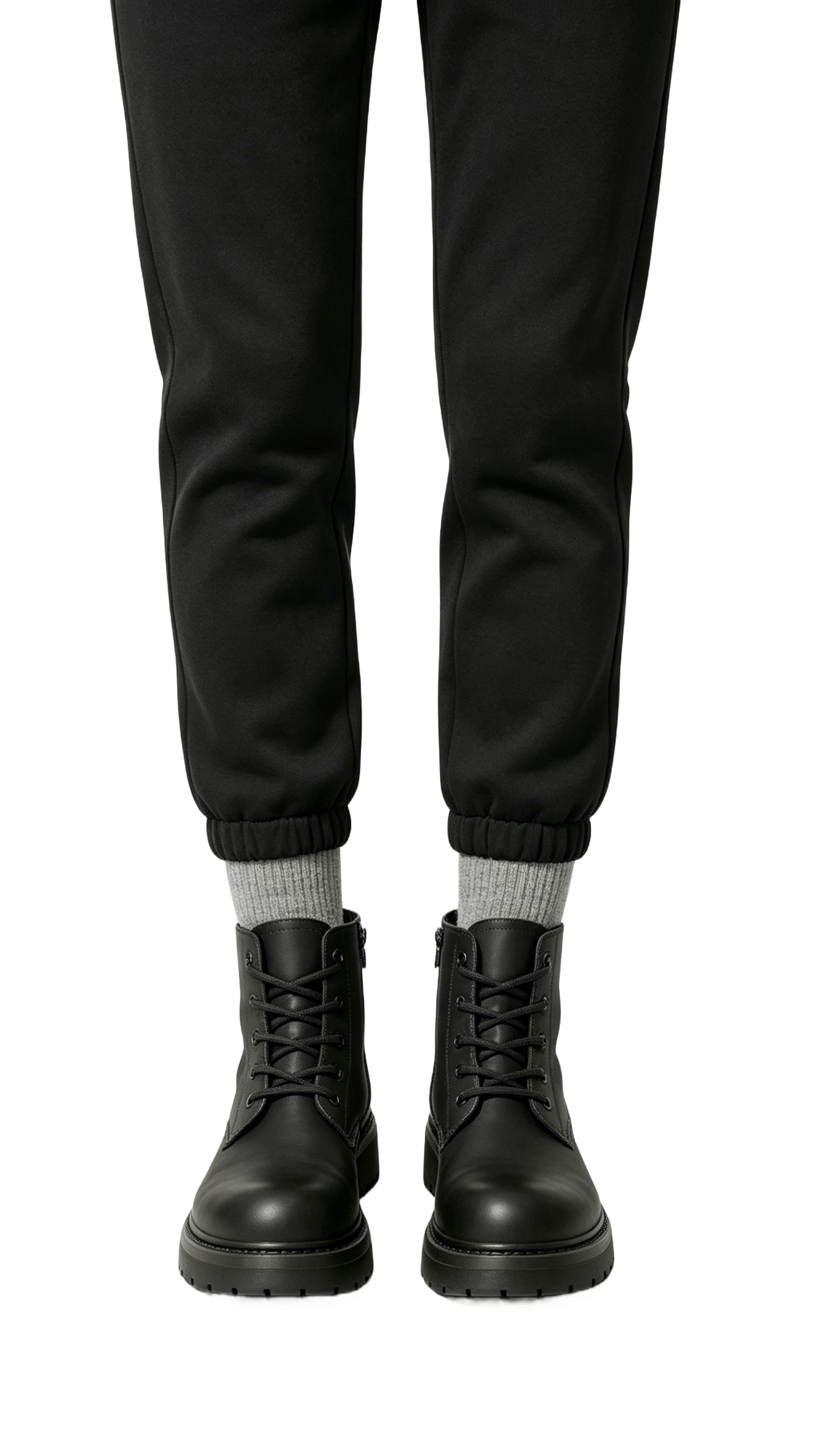Black Minimalist Ankle Boots