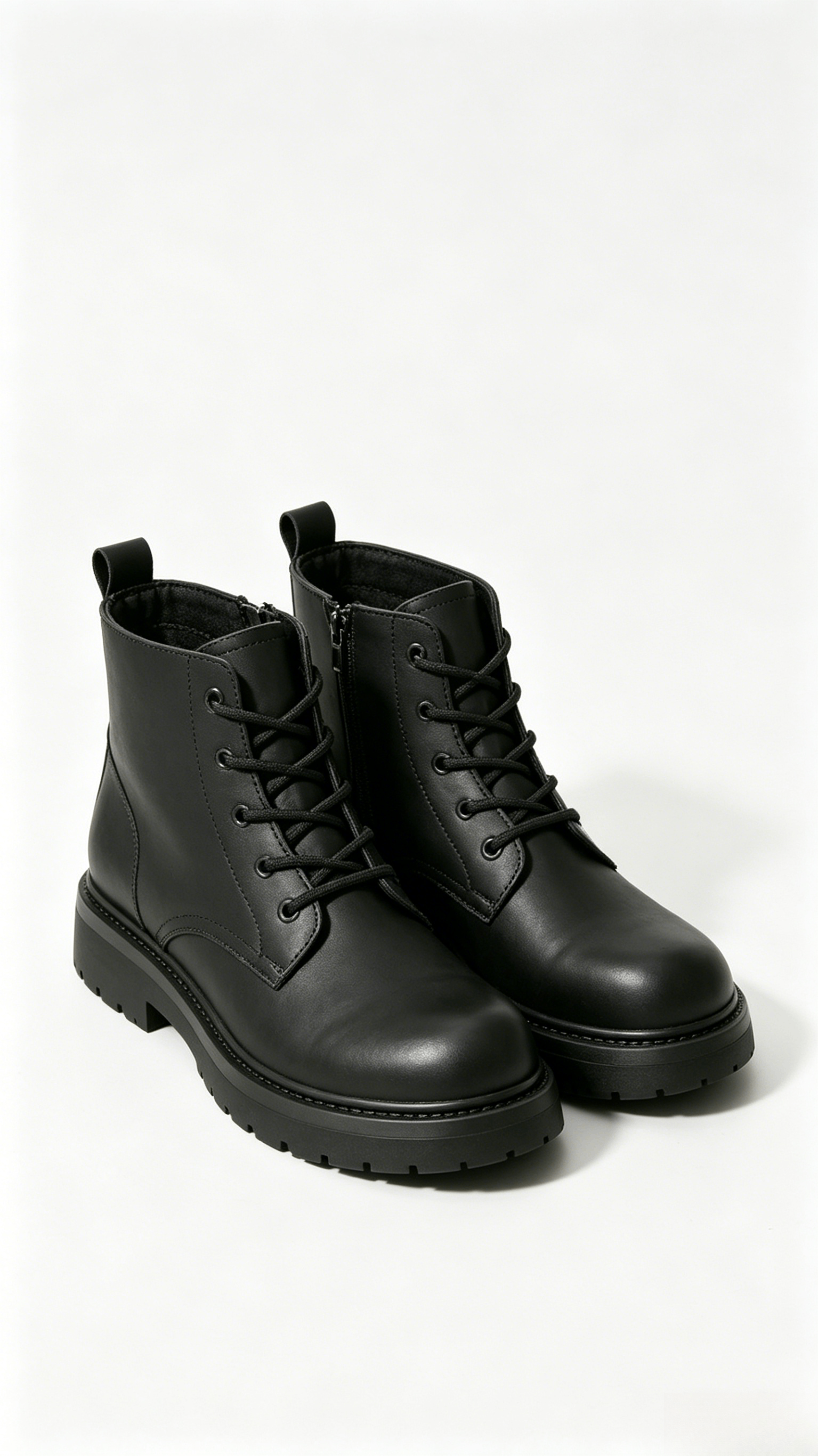 Black Minimalist Ankle Boots - Image 3