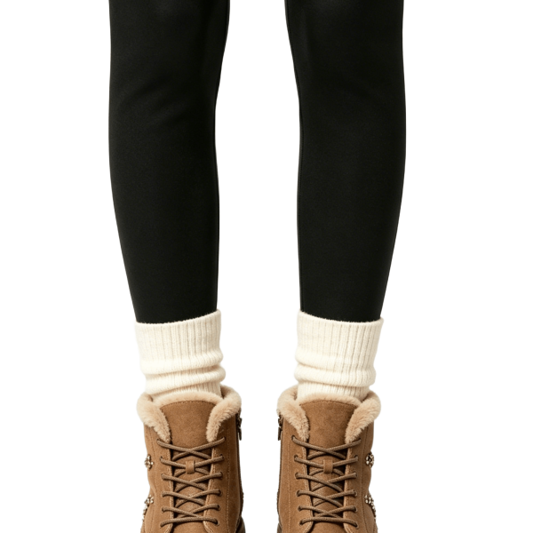 Tan Fur-Lined Suede Boots