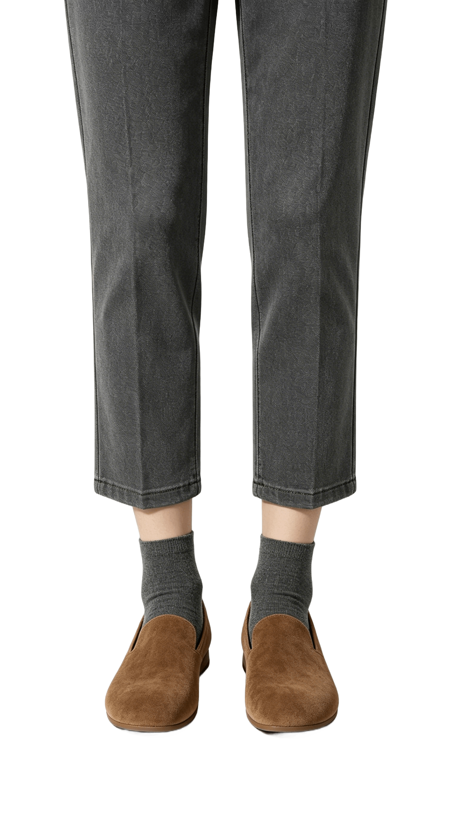 Brown Suede Loafers
