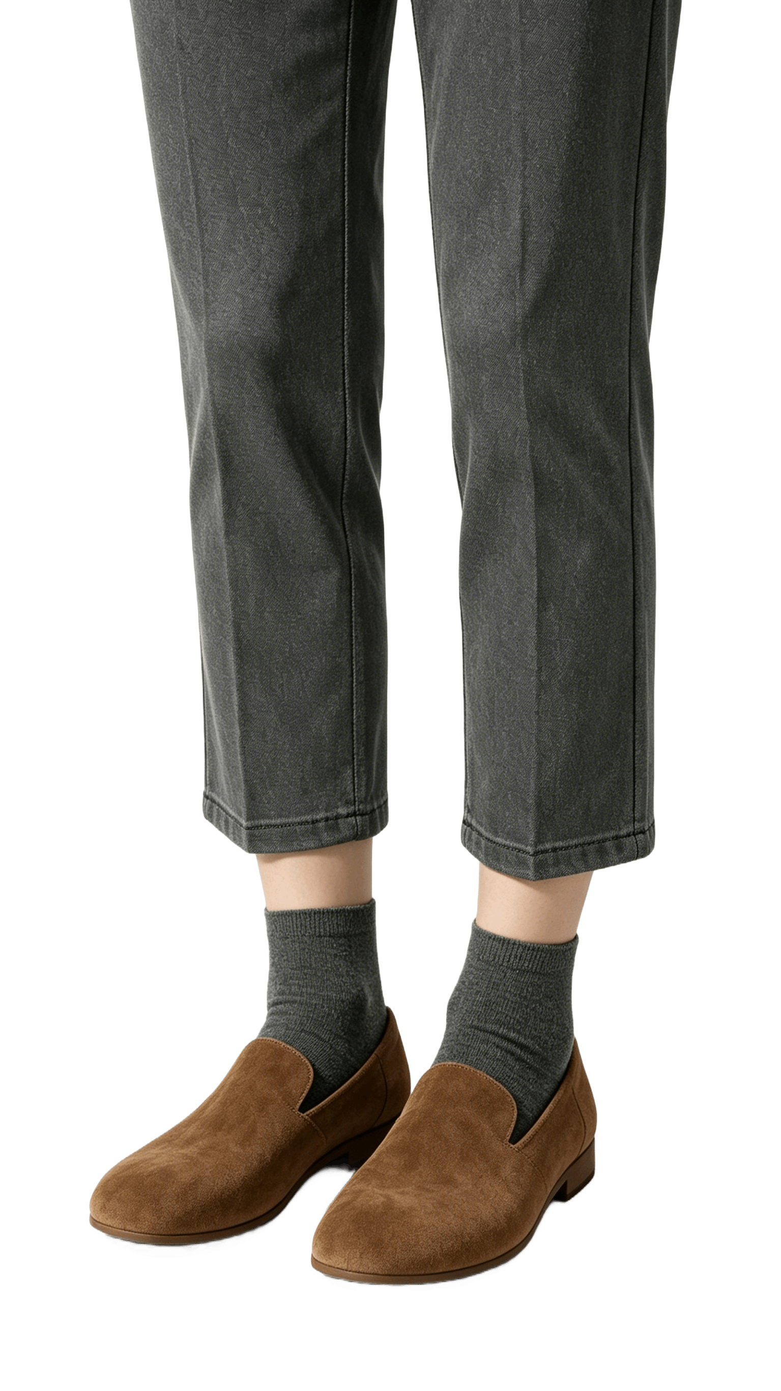 Brown Suede Loafers - Image 2