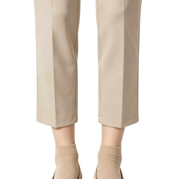 Beige Suede Ballet Flats