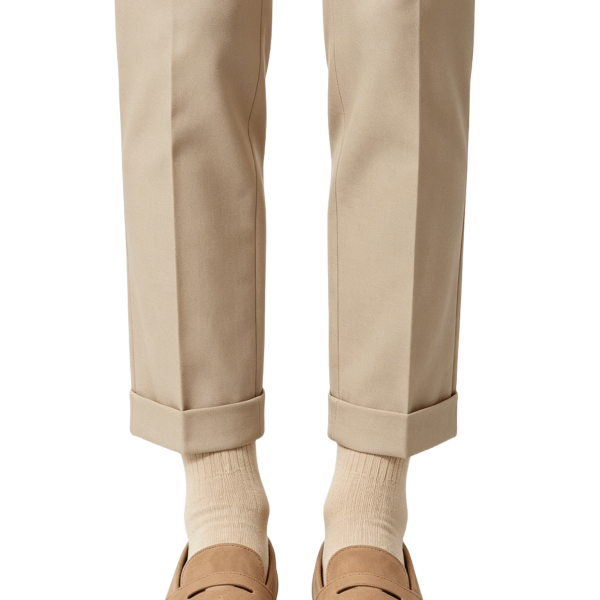 Beige Suede Loafers