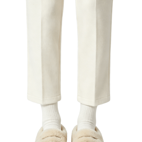 Cream Fuzzy Slipper Loafers