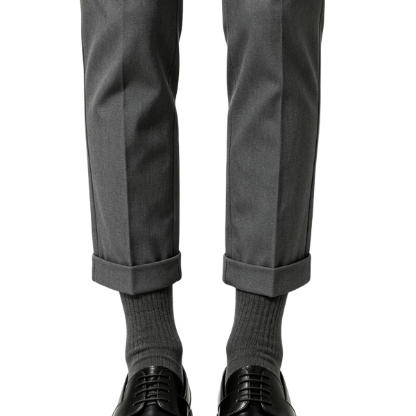 Black Leather Oxford Shoes
