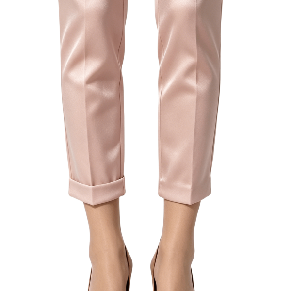 Nude Peep-Toe Heeled Sandals