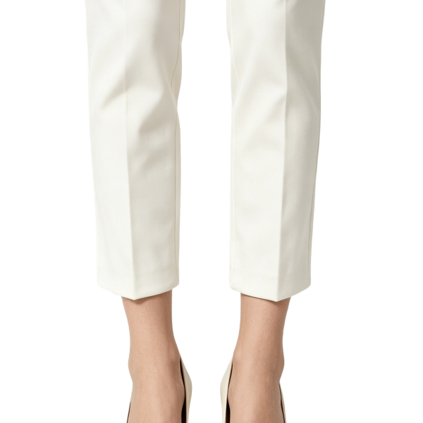 Cream Pointed-Toe Pumps