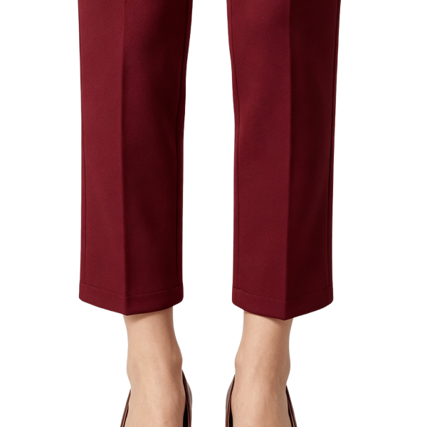 Burgundy Leather Bow Detail Pumps