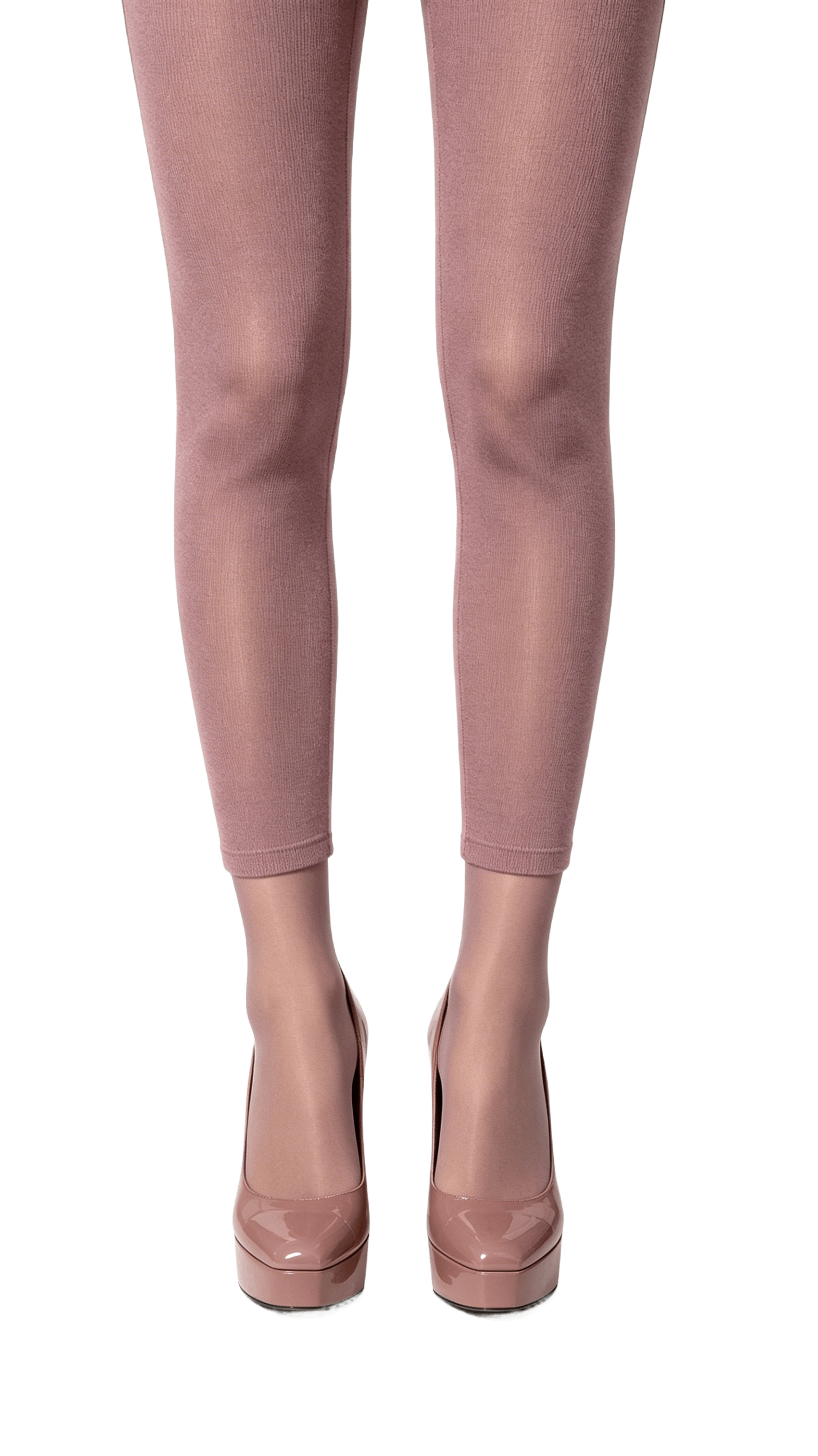Mauve Patent Platform Pumps