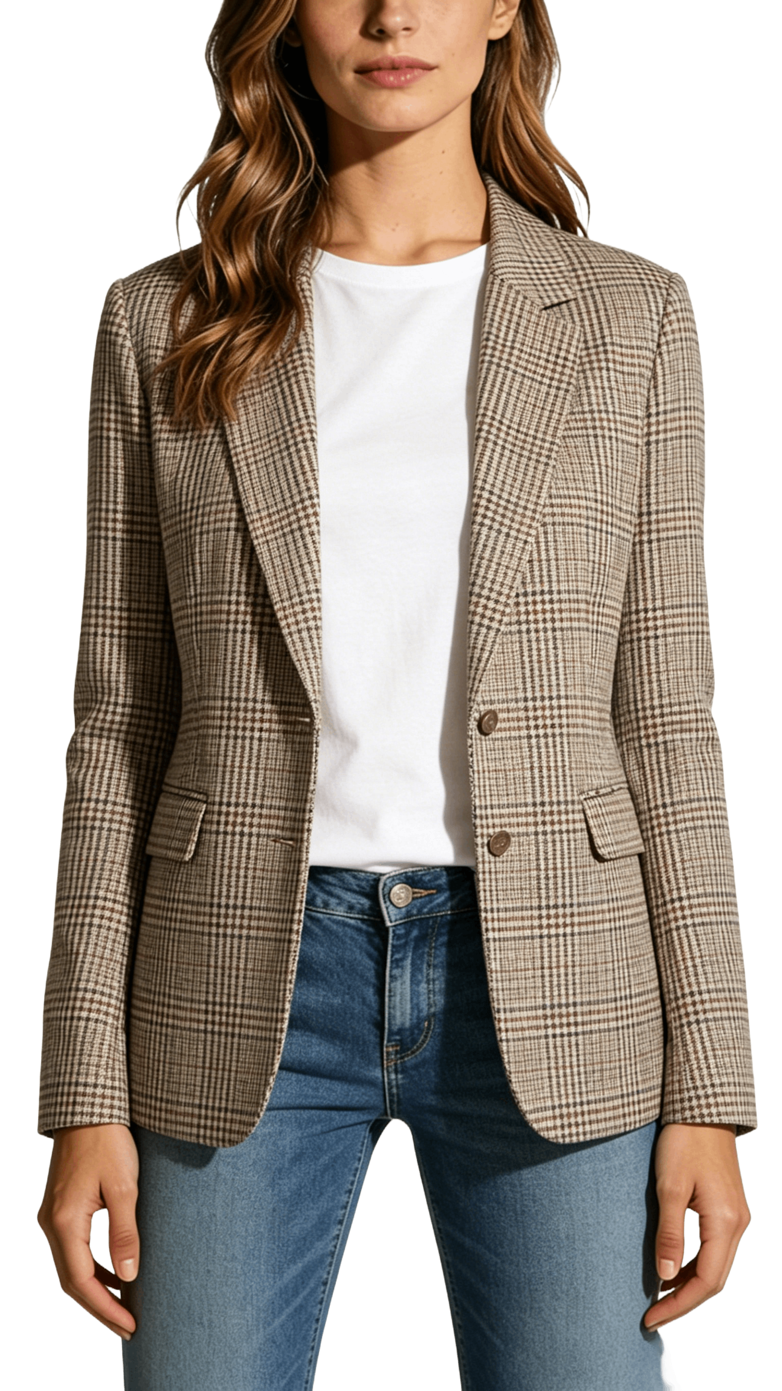 Plaid Blazer