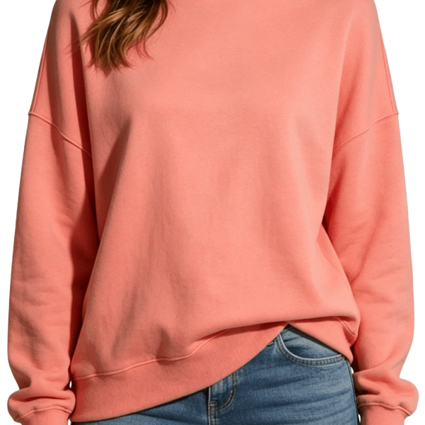 Pink Crew Neck Sweatshirt