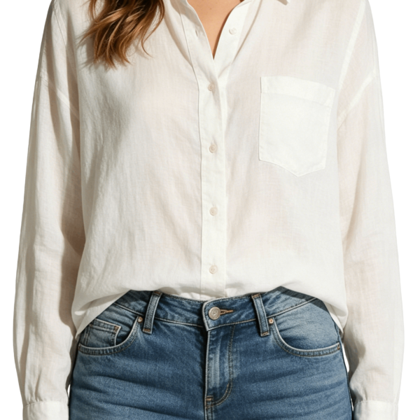 White Button-Down Shirt