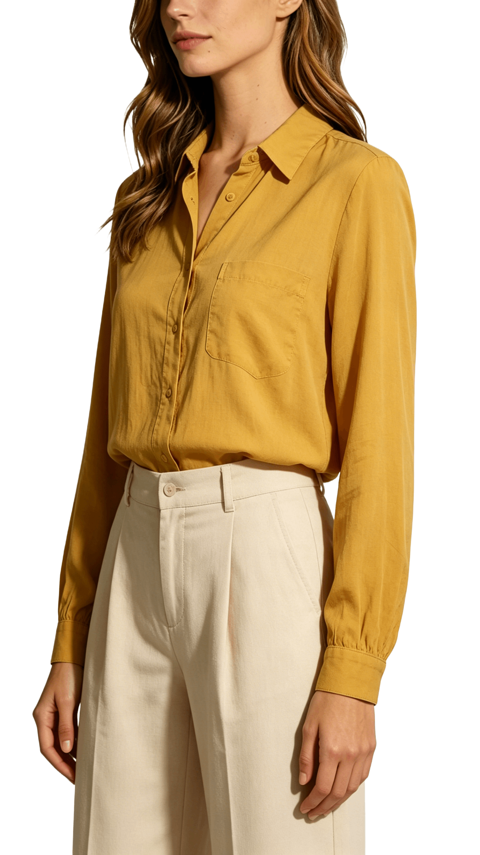 Yellow Button-Down Shirt - Image 2