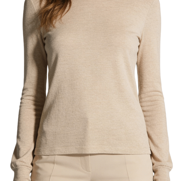 Beige Lightweight Knit Top