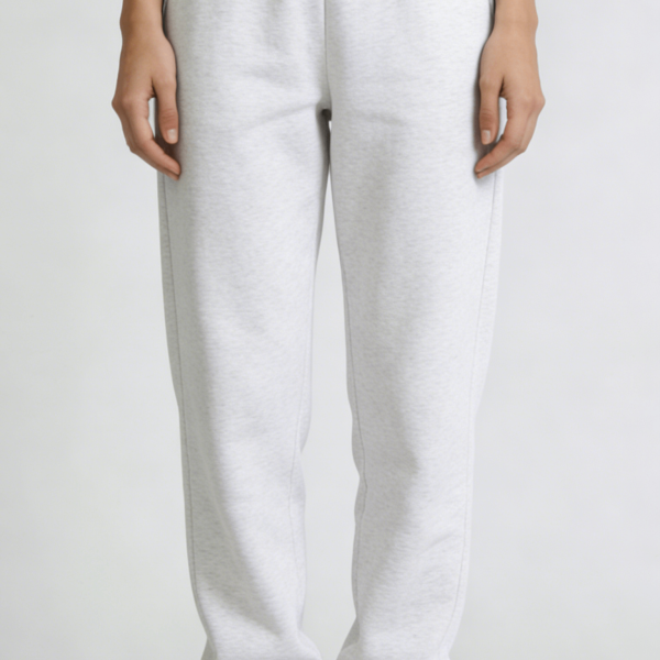 Light Heather Gray High Waist Jogger Sweatpants