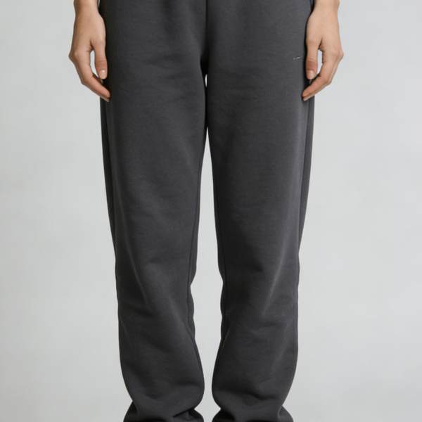 Dark Gray High Waist Jogger Sweatpants