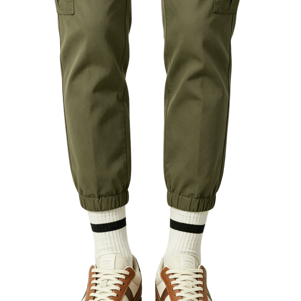 Tan Leather Retro Sneakers