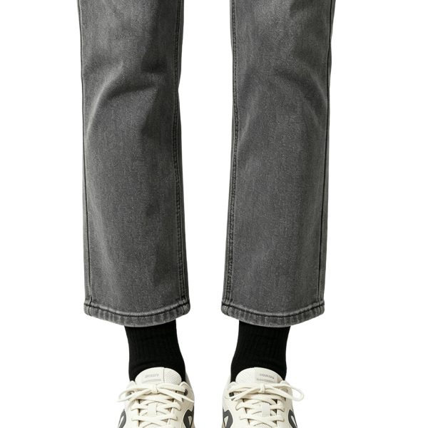 Cream and Gray Retro Sneakers