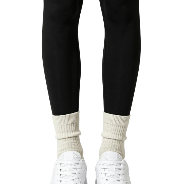 All-White Mesh Running Sneakers