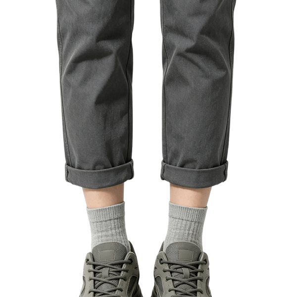 All-Gray Chunky Mesh Sneakers