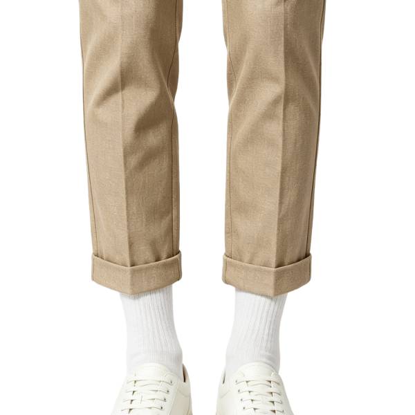 All-White Minimalist Leather Sneakers