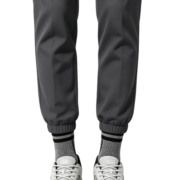Light Gray Mesh Leather Sneakers