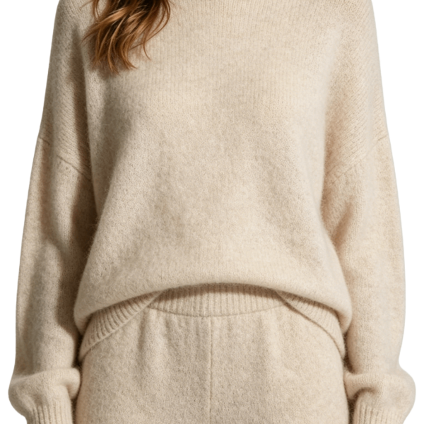 Loose Knit Sweater and Pants Set