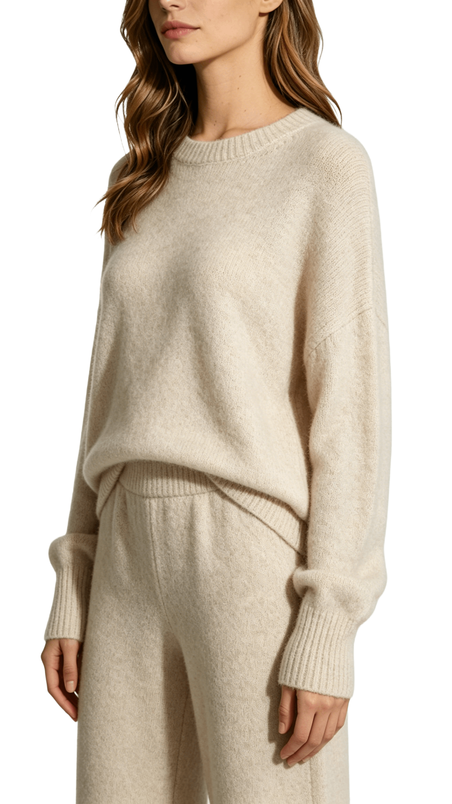 Loose Knit Sweater and Pants Set - Image 2