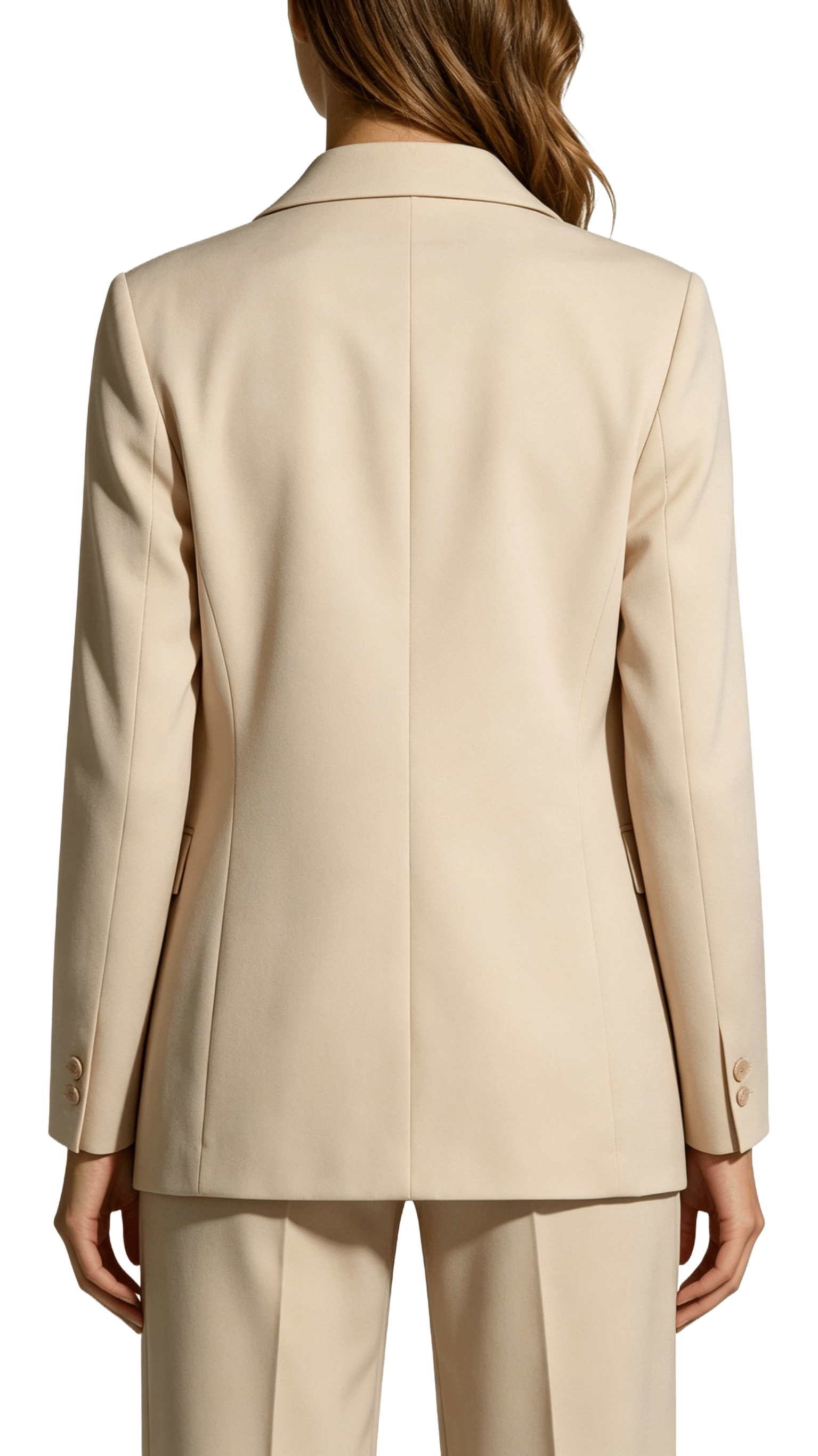 Neutral Tailored Blazer and Pants Set - Image 3