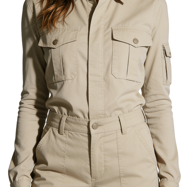 Safari Style Cargo Shirt and Pants Set