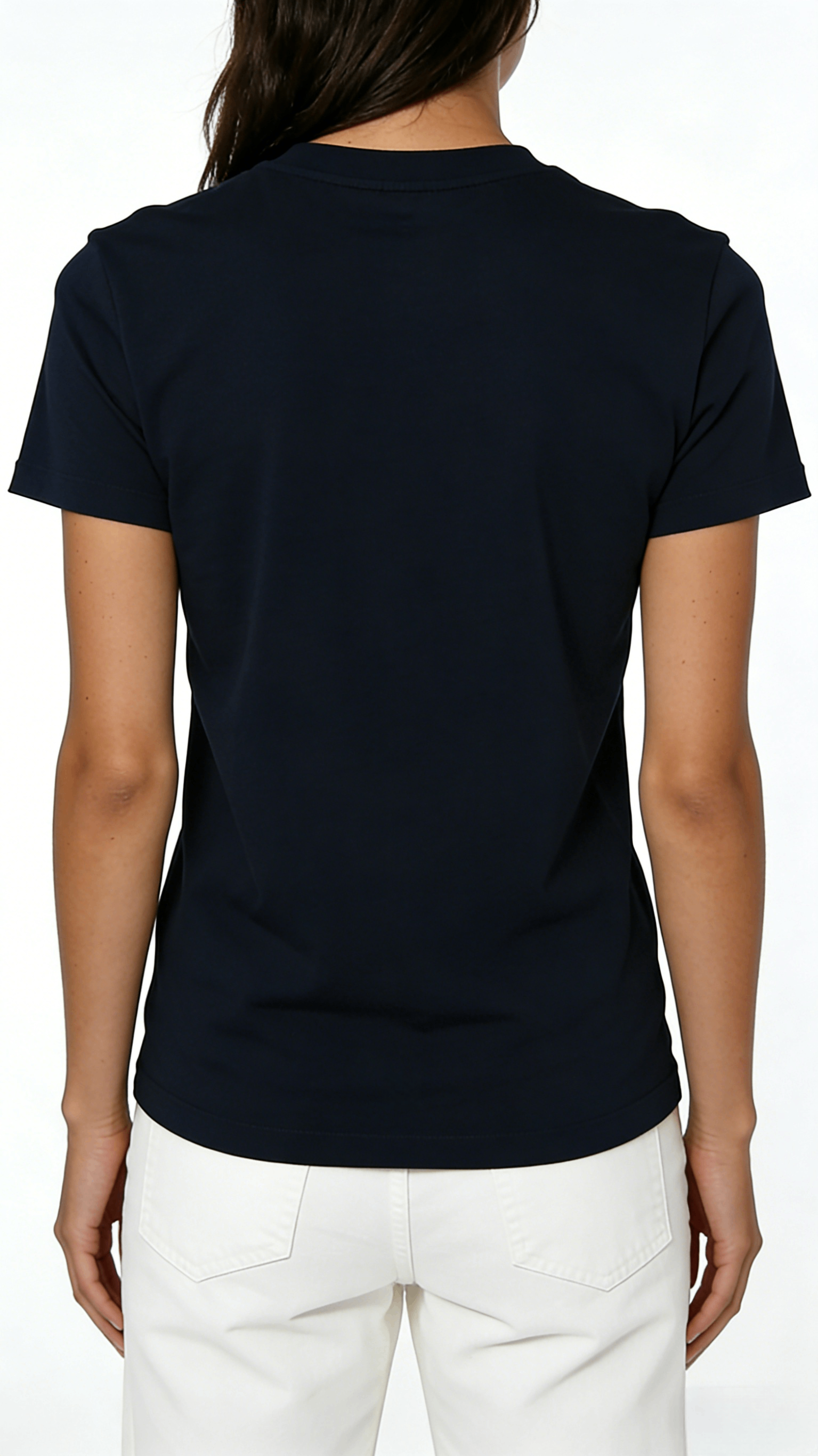 Navy DARAIN Embroidery Short Sleeve T-Shirt - Image 3